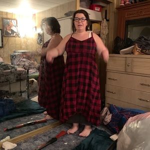 Torrid hi low maxi dress